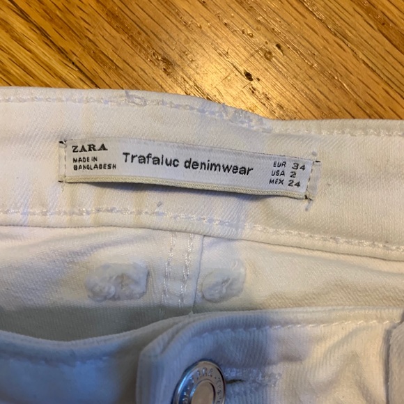 Zara fringe white jeans - Picture 3 of 7